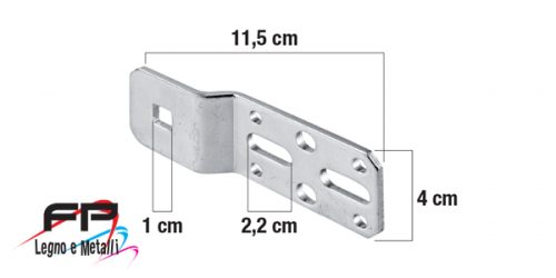 Supporto regolabile verticale largo DZ276